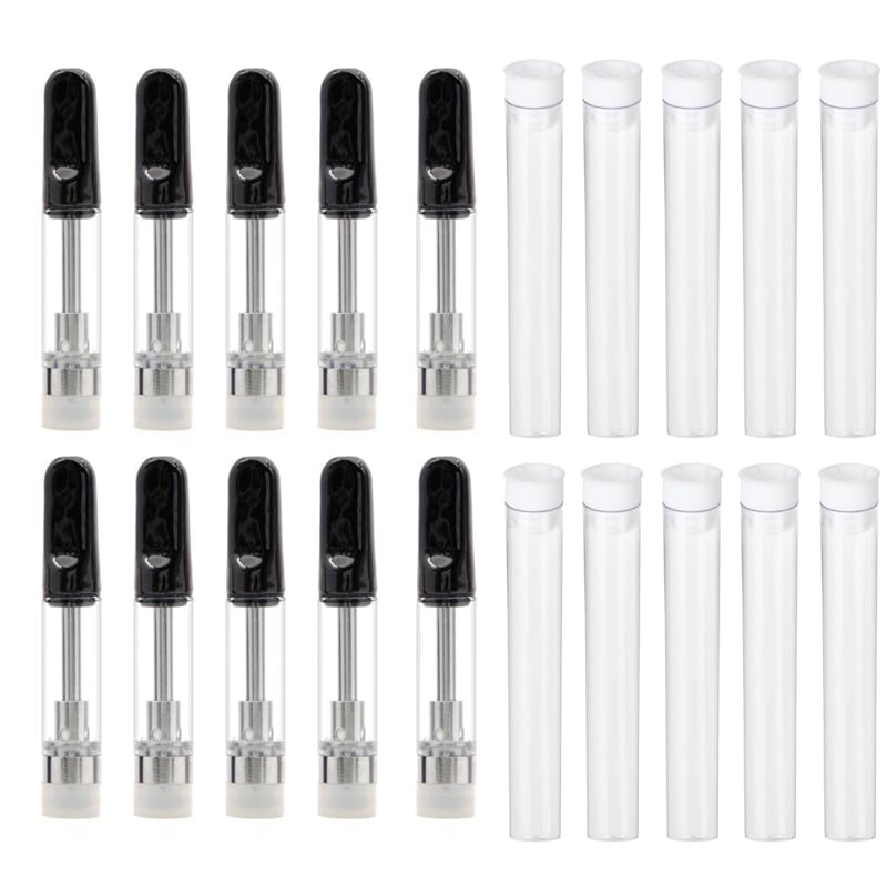 10 Pack Clear Glass Test Tubes with Lids - Perfect for Lash Extensions, Makeup Brushes, DIY Beauty Storage & Craft Organizing (Great for Salons, Artists & Home Use)