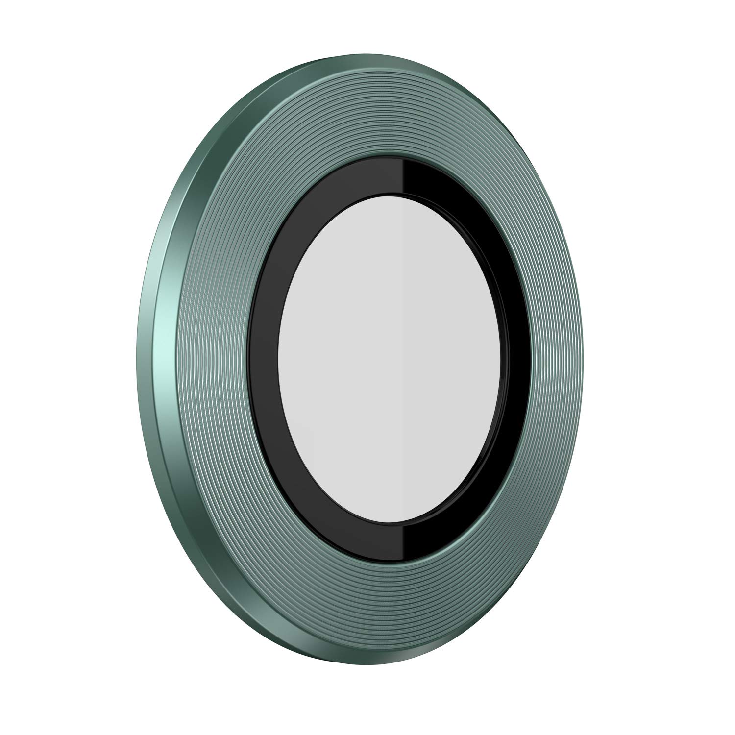 PunkCase iPhone 12 Pro Camera Protector Ring - Premium Aluminum Alloy Lens Cover with 9H Tempered Glass Screen Protector | Ultra Slim Design for iPhone 12 Pro (6.1 Inch) | Dark Green | Perfect for Outdoor Adventures, Travel & Daily Protection