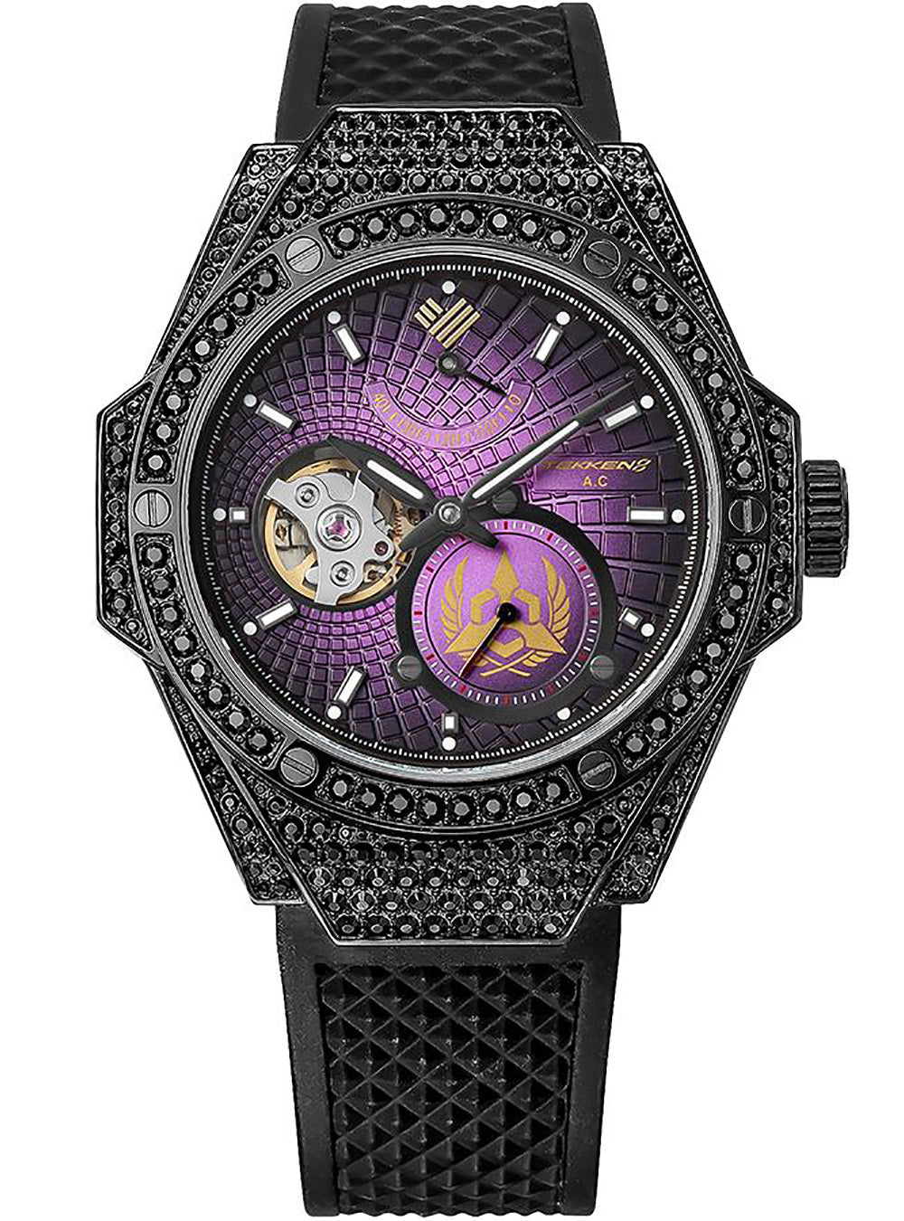 TEKKEN x ANGEL CLOVER Limited Edition Reina Version Watch TE44BKZ - Japanese Movement, Collector's Item for Anime & Gaming Fans - Perfect for Cosplay, Gift Giving & Fashion Statement