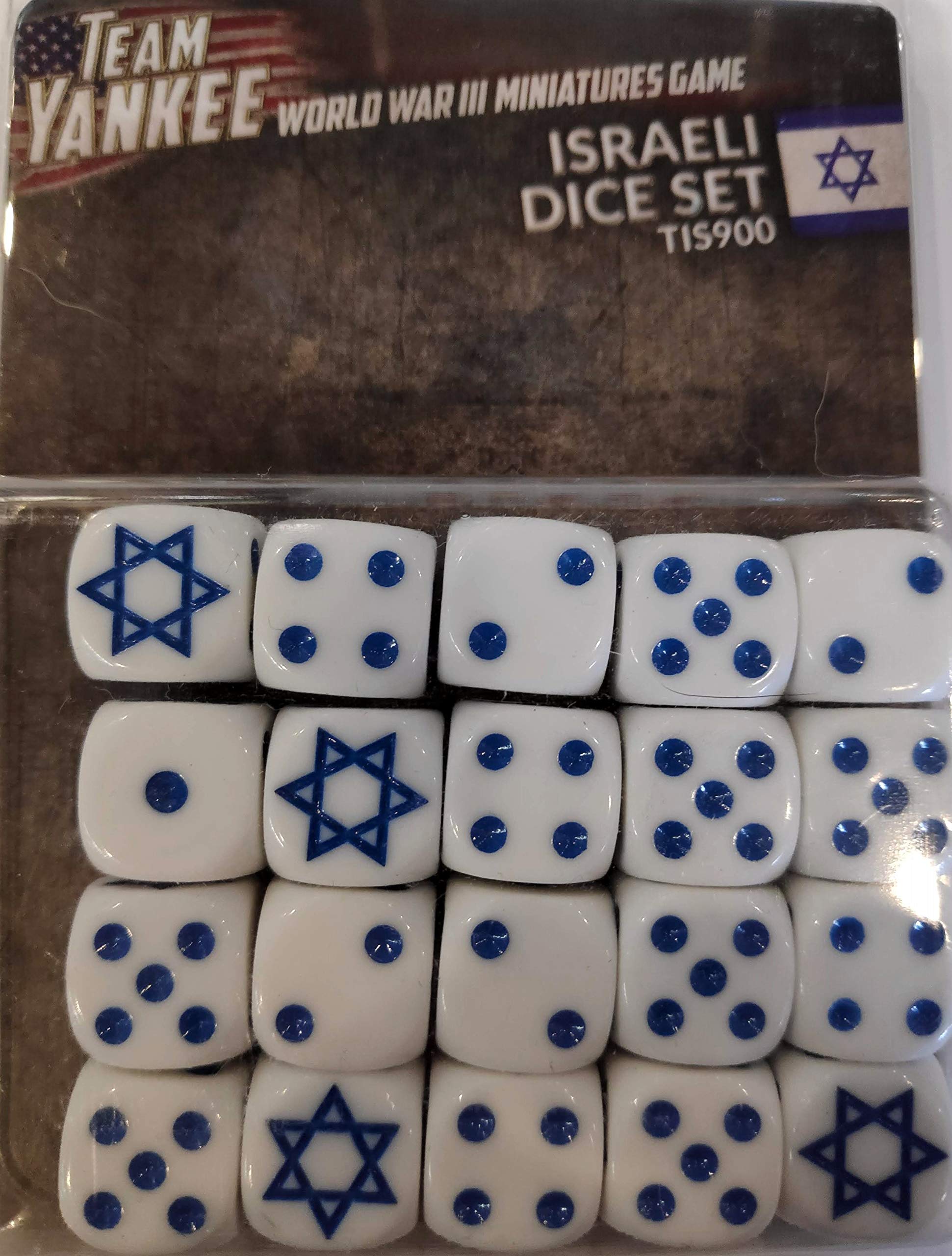 Oil War: Israel Dice Set (TIS900) - Strategy Board Game Accessories for War Simulation & Historical Gaming