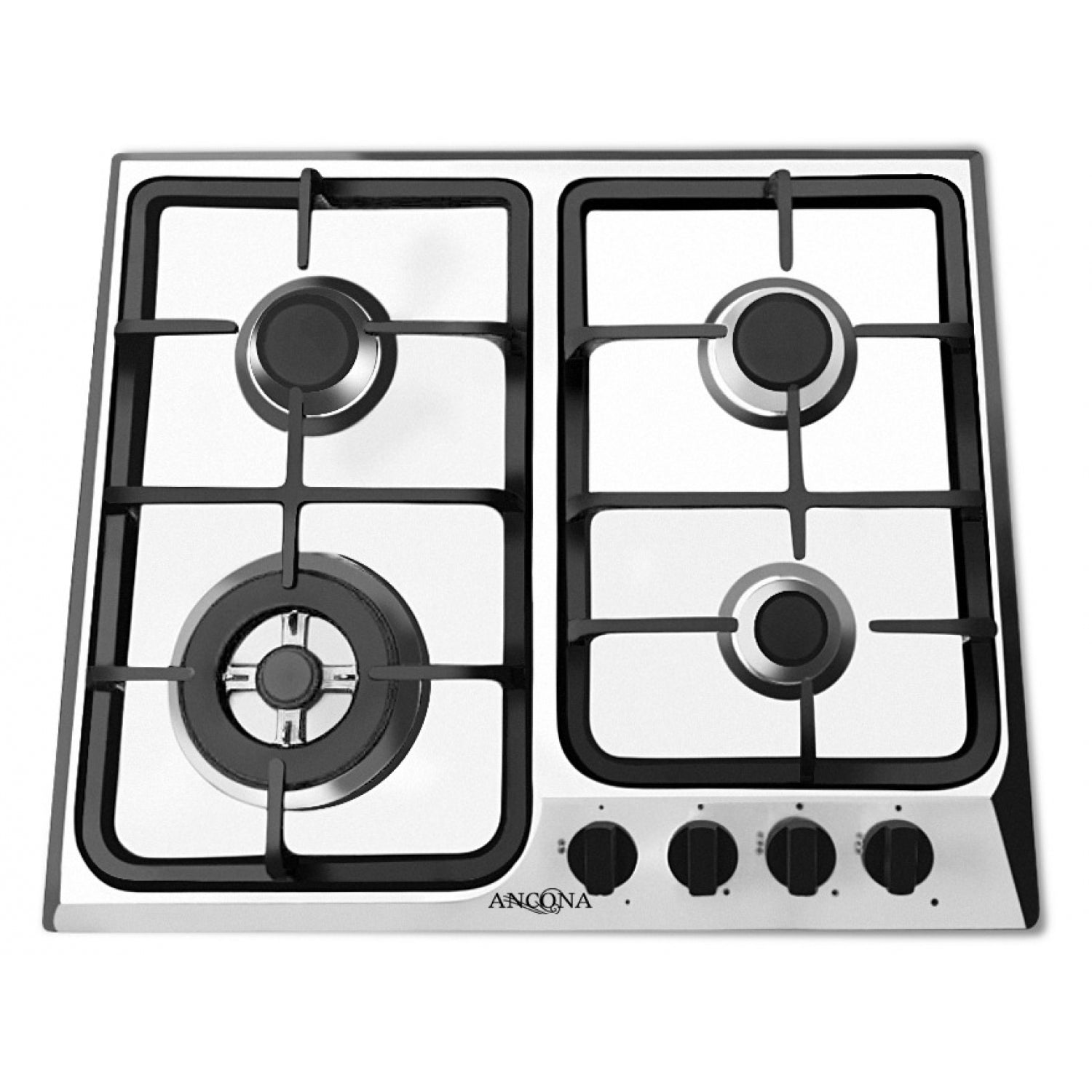 24 Inch 4 Burner Gas Cooktop - Professional Stainless Steel Stovetop for Home Kitchen | Perfect for Cooking, Boiling & Simmering | Ideal for Apartments, RVs & Outdoor Kitchens