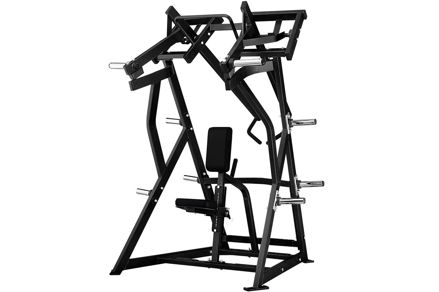 Hammer Strength Plate Loaded Iso-Lateral Row Machine for Home & Commercial Gym - Build Back Muscles with Adjustable Weight Training Equipment