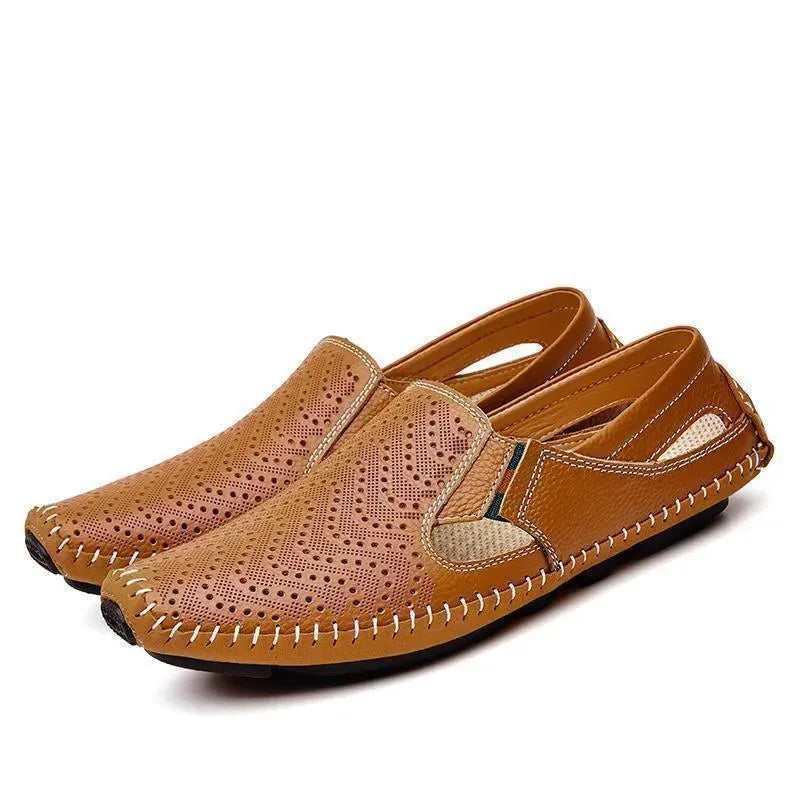 Genuine Leather Loafers - Men's & Women's Classic Driving Flat Shoes for Casual Wear & Office Outfits