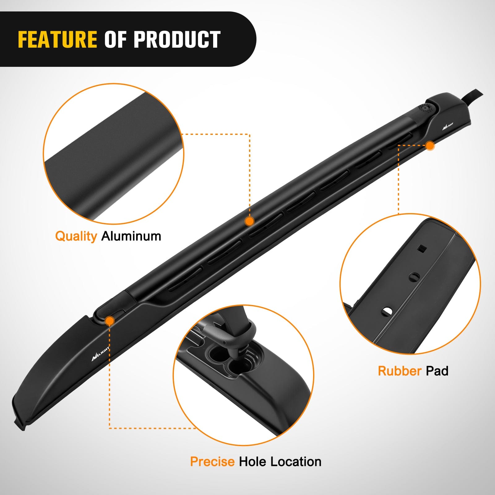 Aluminum Roof Rack Cross Bars for Toyota Tacoma Double Cab (2005-2023) - Heavy Duty Cargo Carrier for Camping, Kayak, Ski & Outdoor Adventure Gear