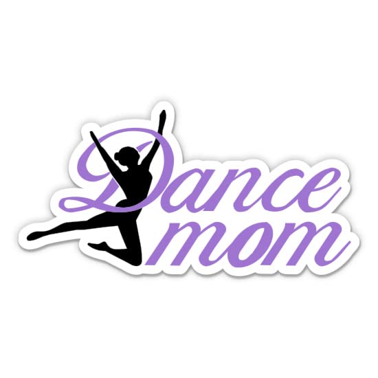Dance Mom Sticker - 3 Inch Waterproof Vinyl Decal for Laptop, Car, Phone, Water Bottle - Perfect for Dance Moms, Team Spirit & Personalization