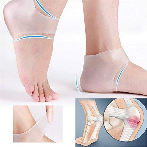 Nirvik Gel Heel Socks for Swollen Feet & Pain Relief - Moisturizing Cracked Heel Repair Cream - Unisex Foot Care & Ankle Support Gel Pads - Perfect for Daily Comfort, Running & Post-Surgery Recovery
