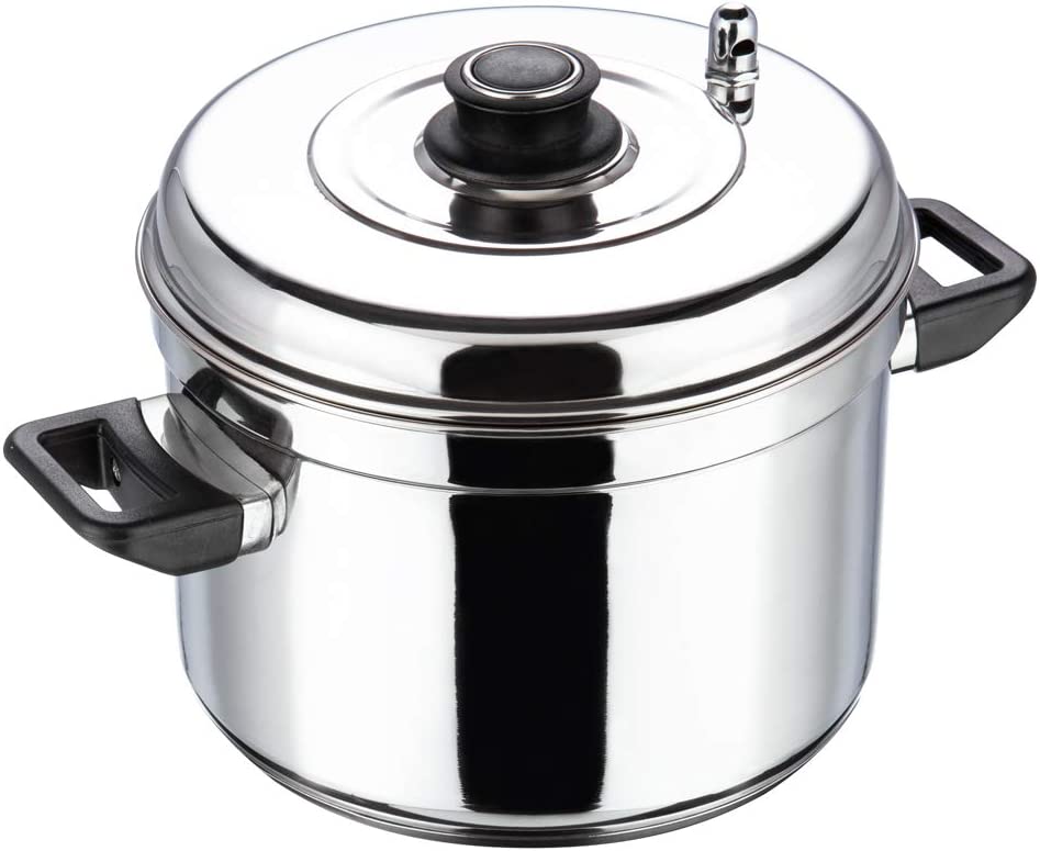 Vinod Premium Stainless Steel Multi-Pot with Lid - 5QT Large Capacity Induction Compatible Cookware for Soups, Stews & Pasta - Perfect for Family Dinners & Meal Prep