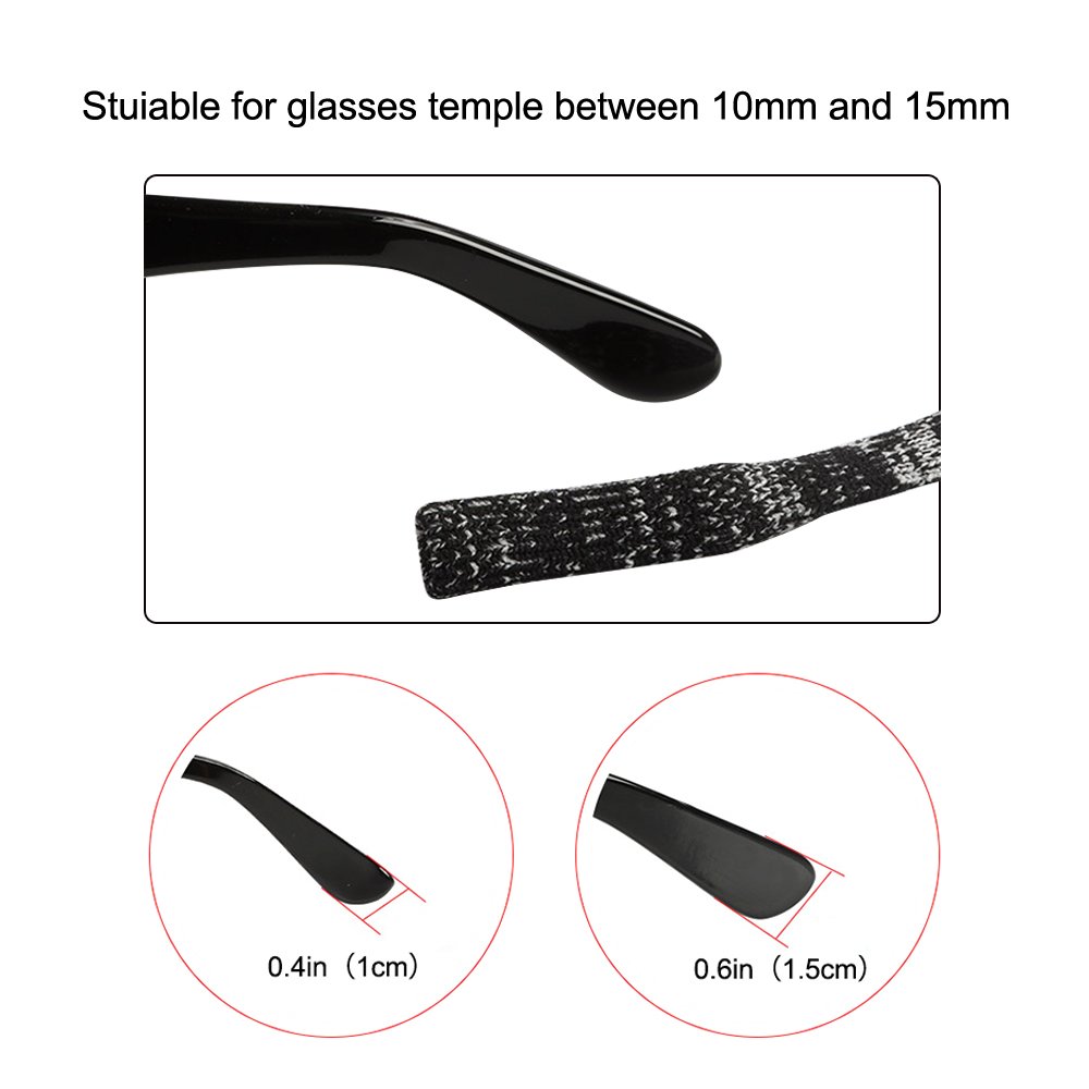 LUFF Anti-Slip Glasses Chain - Adjustable Sports Eyewear Strap with Soft Skin-Friendly Nylon | Secure Fit for Running, Cycling & Outdoor Activities | Glasses Retainer for Active Lifestyles