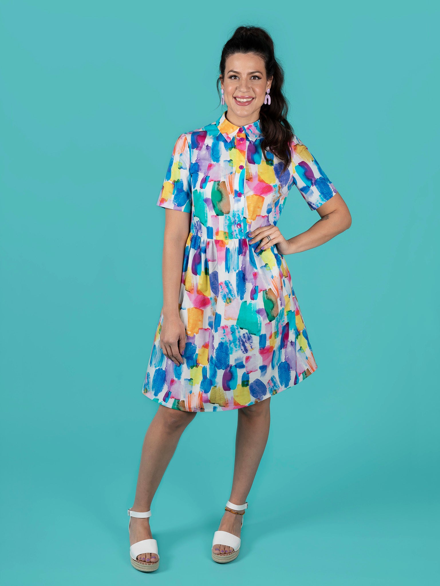 Tilly and the Buttons Lyra Dress - Stylish Women's Sewing Pattern for DIY Fashion | Perfect for Casual Wear, Parties & Special Occasions