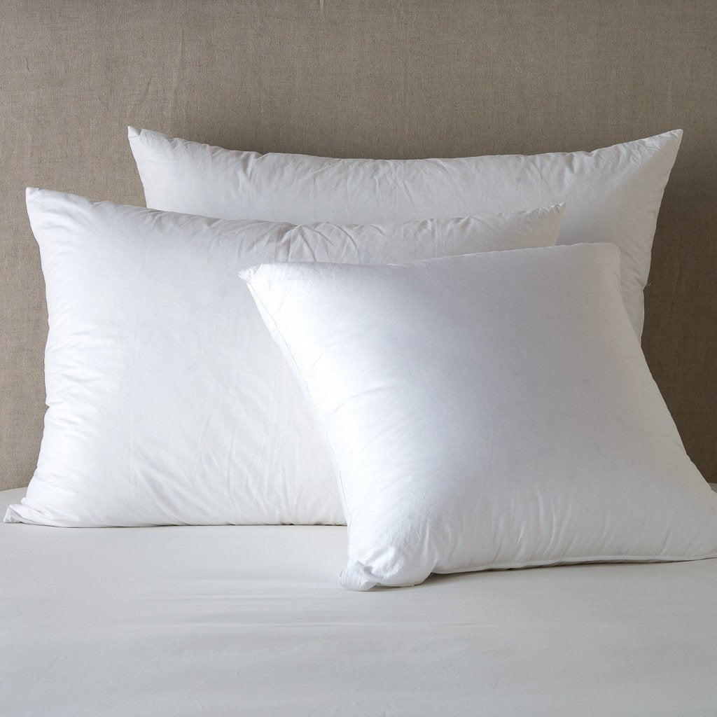 Premium Divine Down Pillow and Sham Insert - Ultra Soft & Hypoallergenic for Side, Back, Stomach Sleepers - Perfect for Bedroom, Guest Room, Hotel & Airbnb