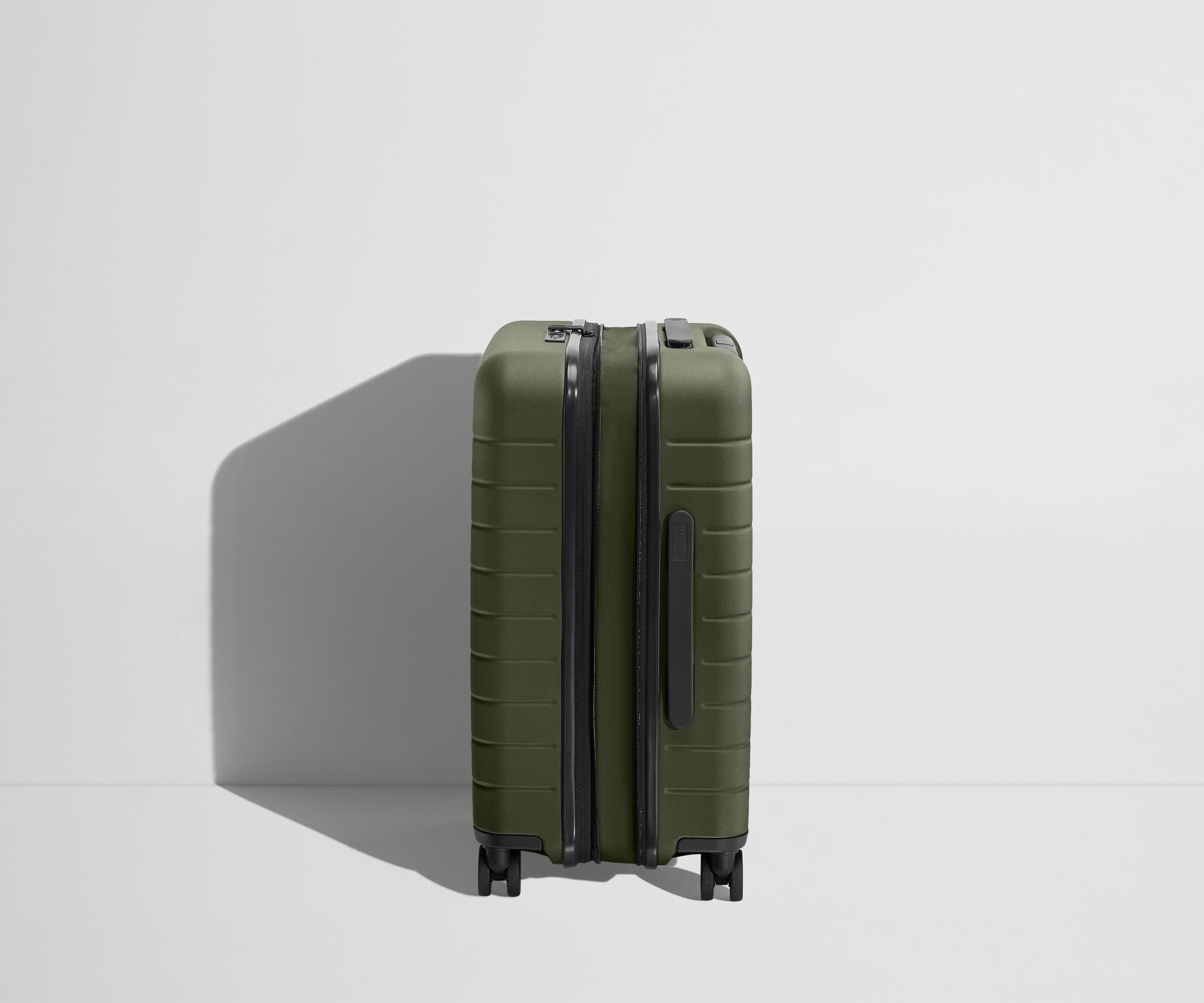The Carry On Flex in Olive Green - Lightweight Expandable Luggage for Travel, Business & Weekend Getaways | Durable Spinner Suitcase with 360° Wheels & TSA Lock