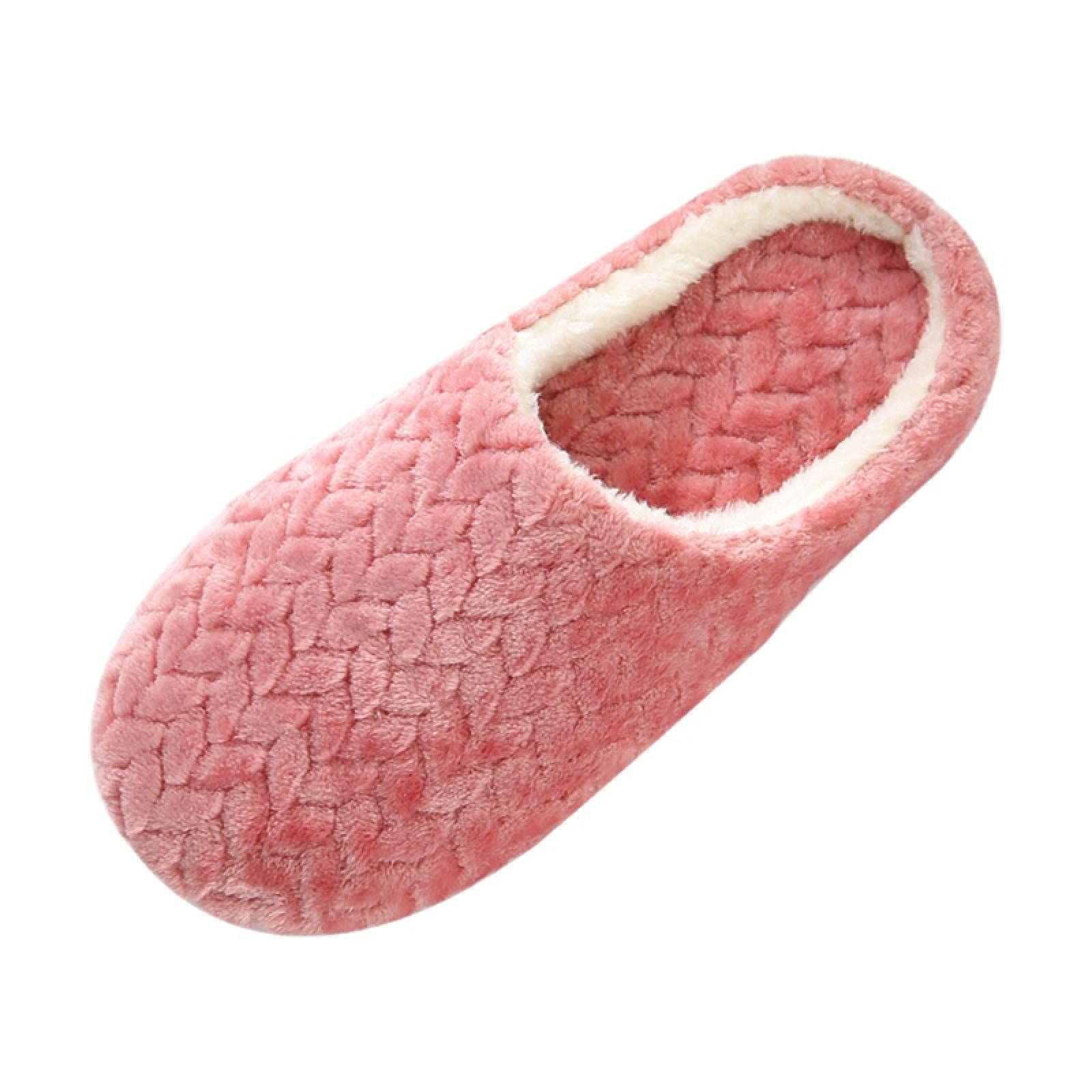 HIJUF Warm Winter Slippers for Women & Men - Soft Indoor House Shoes with Non-Slip Rubber Sole, Comfortable Floor Slides (Sizes 6-11) - Perfect for Cozy Nights, Home Relaxation and Cold Weather Comfort