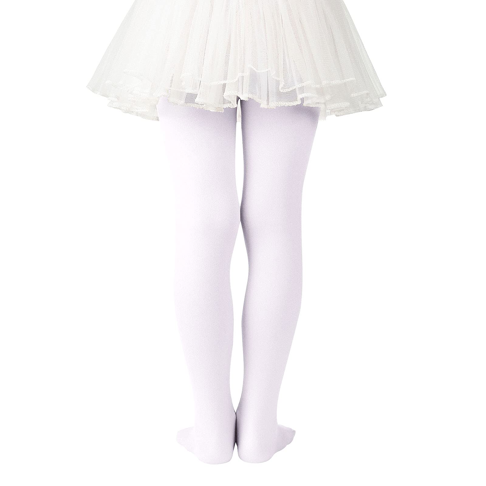 American Trends Baby Girls Dance Tights - Toddler Footed Ballet Tights Stockings for Ballet Class & Dance Performance (Pink, 2-4T) - Perfect for Recitals, Practice & Costumes