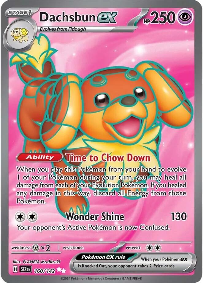 Dachsbun Pokemon Card SV07 160/142 - Rare Collectible Trading Card for Battles & Deck Building | Perfect for Pokemon TCG Players & Collectors