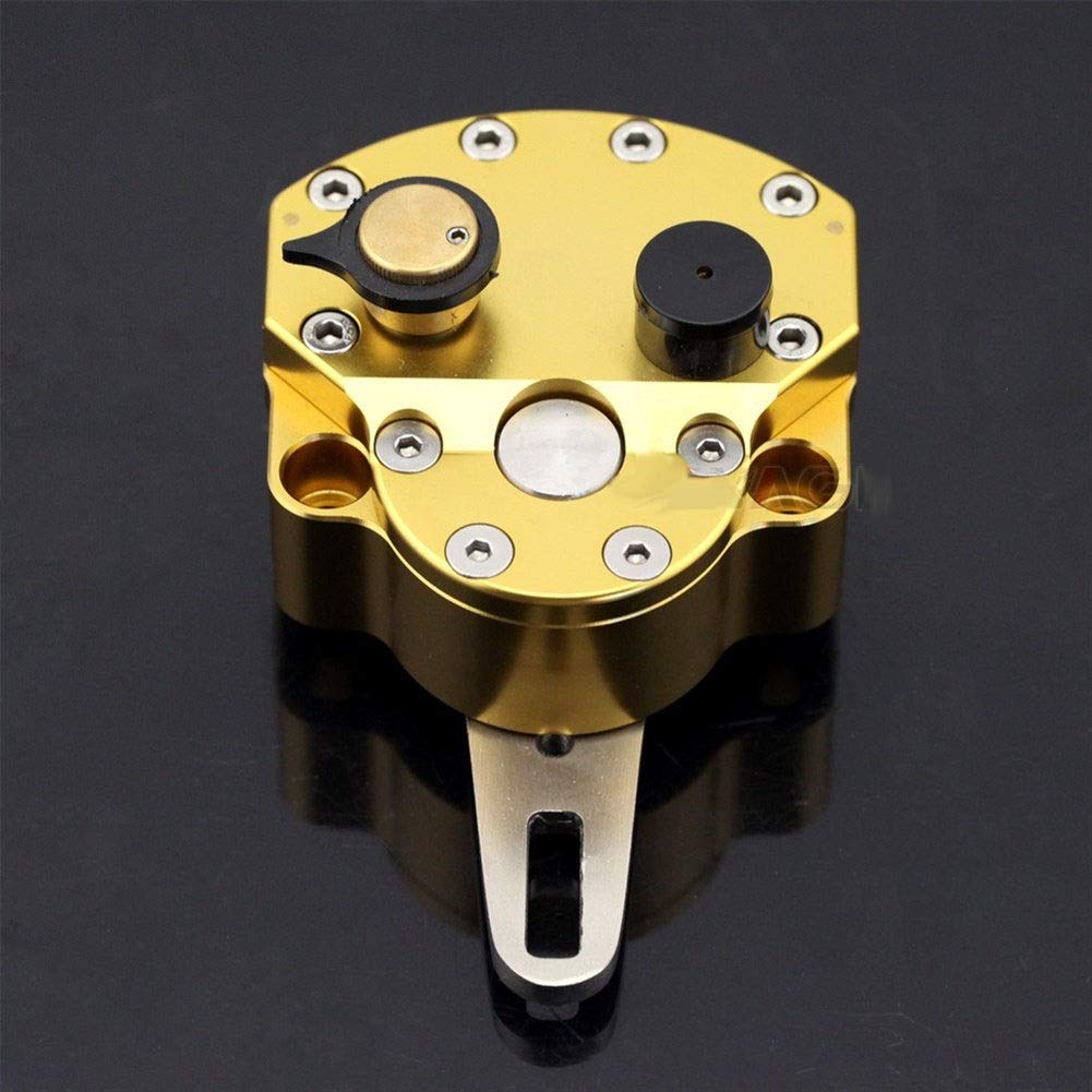 Universal Motorcycle Steering Damper Stabilizer - Adjustable Safety Control for YAMAHA, HONDA, KAWASAKI - Weatherproof Motorcycle Cover & Mouldings - Perfect for Off-Road, Racing & Long-Distance Riding