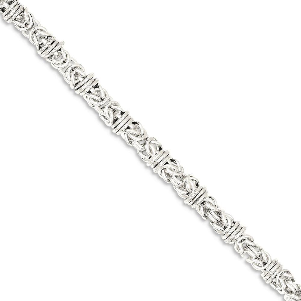 IceCarats 925 Sterling Silver Link Chain Bracelet for Women - 7.5 Inch Adjustable Fashion Jewelry - Perfect for Gifts, Parties & Everyday Wear