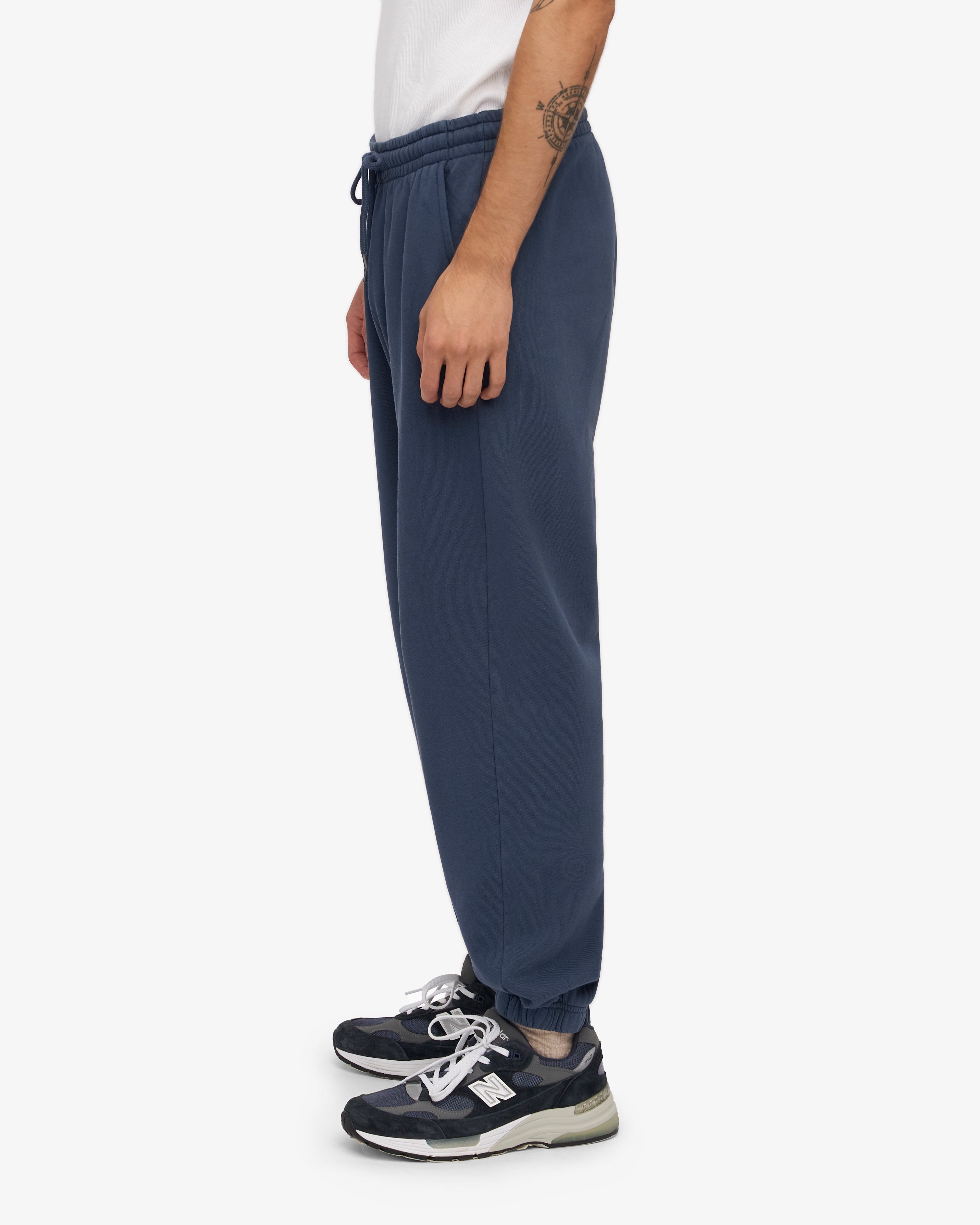 Organic Cotton Sweatpants for Women - Soft & Comfortable Petrol Blue Joggers - Perfect for Yoga, Running & Lounge Wear