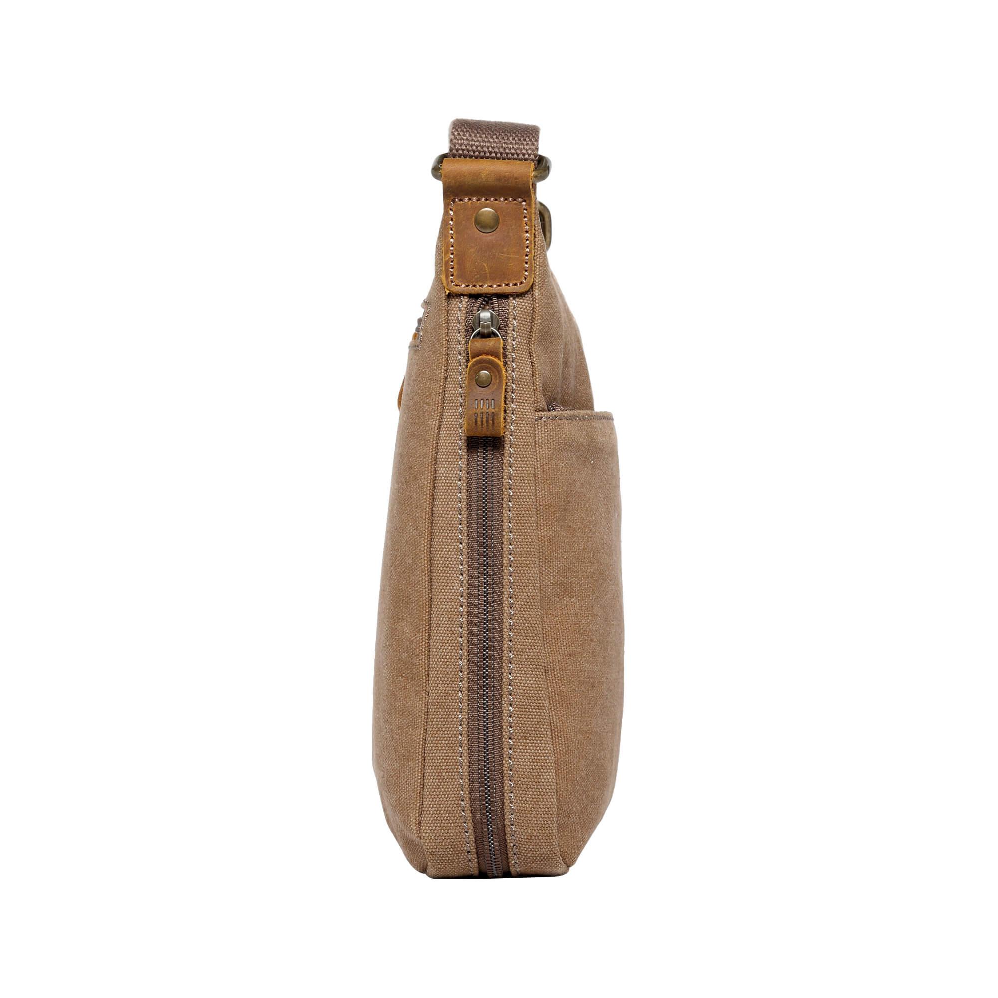 TRP0237 Troop London Classic Canvas Crossbody Bag for Men & Women - Stylish & Durable Everyday Shoulder Bag for Work, Travel & Casual Outings