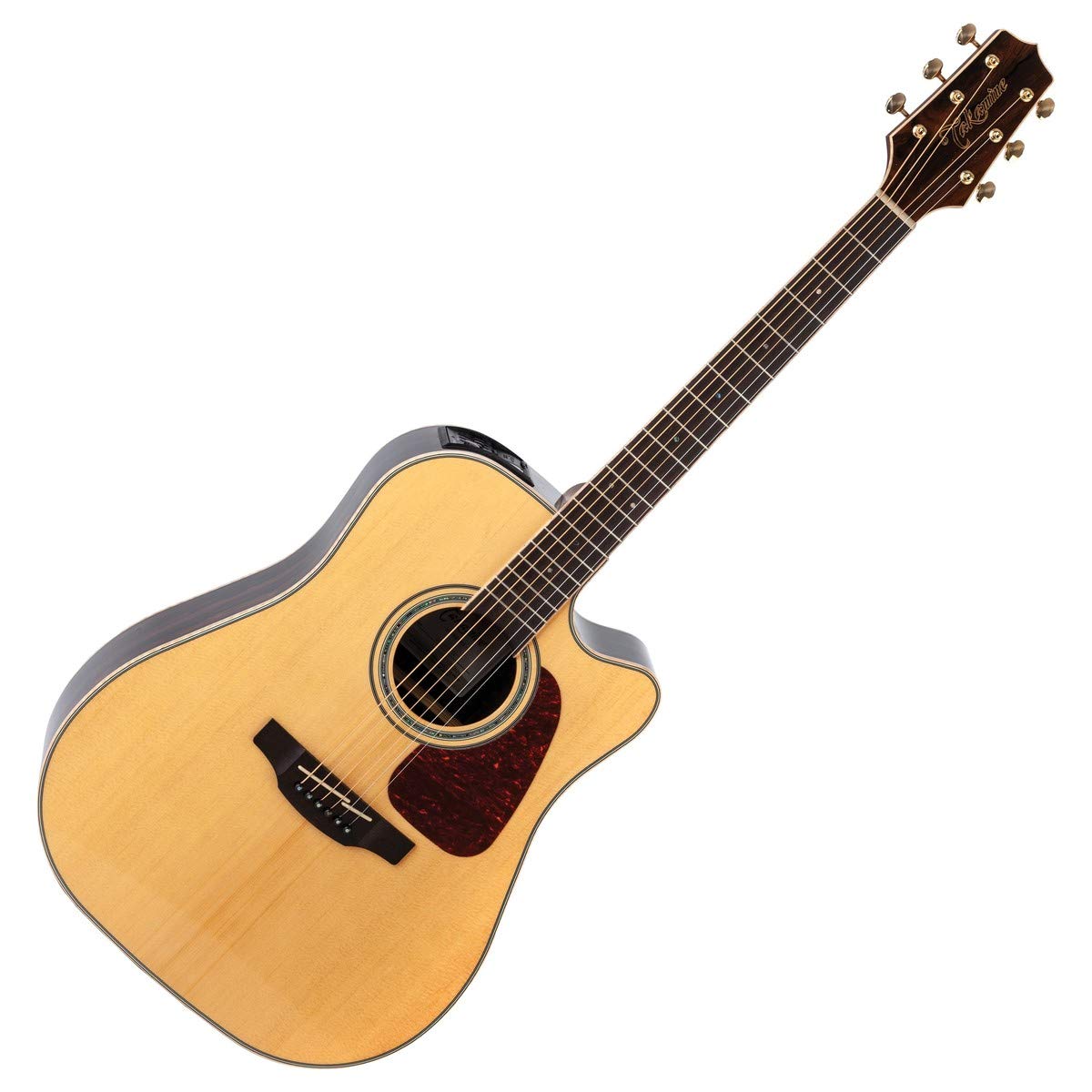 Takamine GD90CE-ZC Solid Wood Acoustic-Electric Guitar with Cutaway & Onboard Electronics - Perfect for Stage Performances, Studio Recording & Live Gigs
