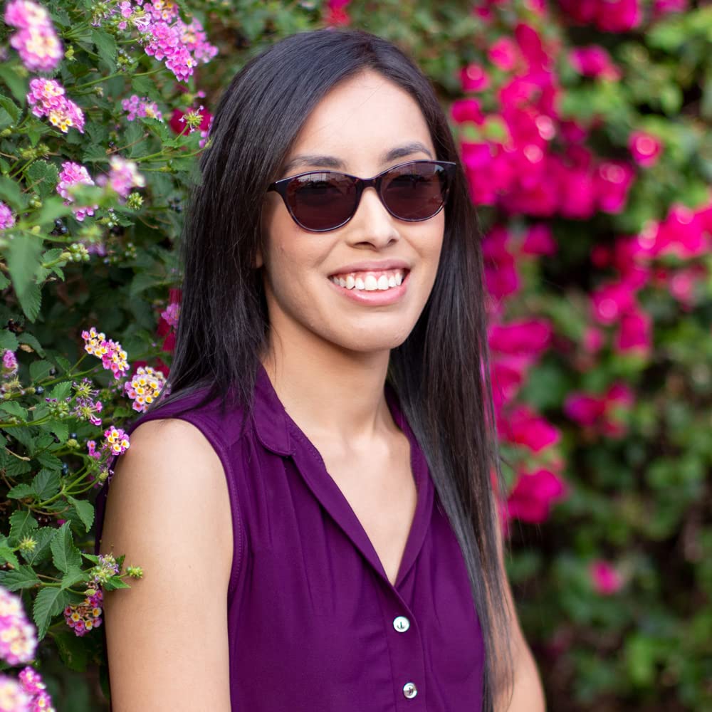 TheraSpecs Audrey Glasses for Light Sensitivity & Migraine Relief - FL-41 Tinted Lenses, Blue Light Blocking, Computer & Outdoor Use (Bundle) - Perfect for Office Work, Screen Time, and Bright Environments