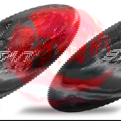 ELITE Star Red Black White Bowling Ball - Professional Performance for Strikes & Spares | Perfect for League Play & Tournament Competition