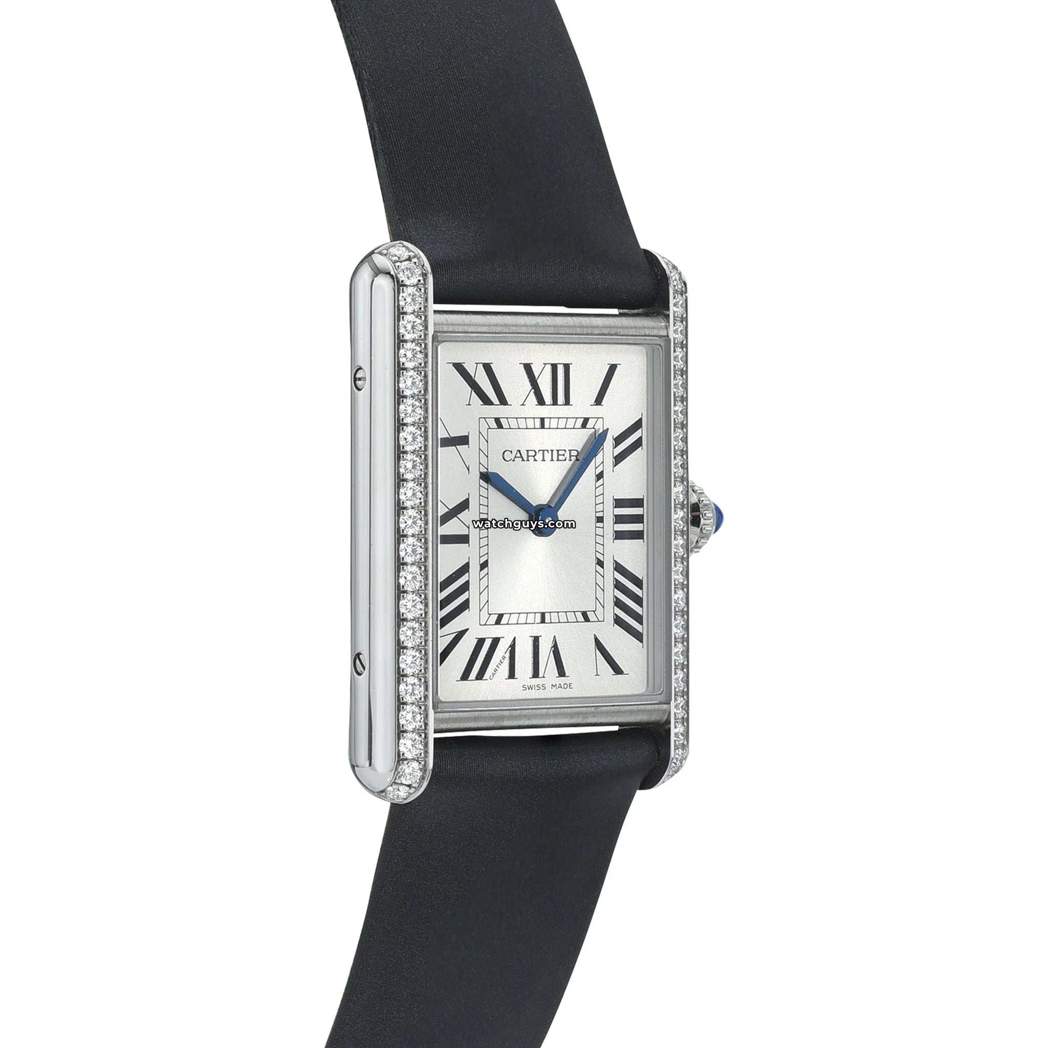 Cartier Tank Large Diamond Watch W4TA0017 - Luxury Swiss Timepiece for Men & Women - Perfect for Business, Gifts & Special Occasions