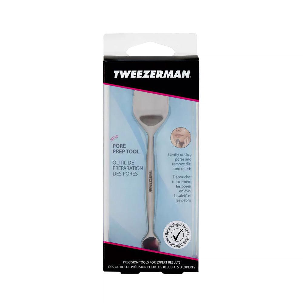 Tweezerman Pore Prep Tool - Blackhead & Blemish Extractor for Clear Skin | Professional Facial Cleansing Kit for Acne Treatment & Skincare | Perfect for Spa, Home Use & Travel