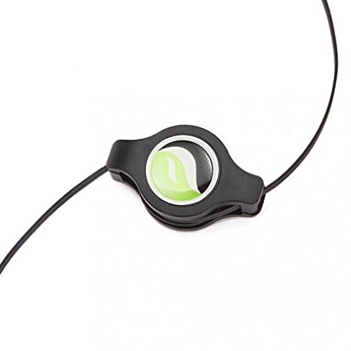Retractable Wired Earphones with Mic for Motorola Moto e6 - 3.5mm Hands-Free Headset with Noise Cancelling Microphone | Perfect for Commuting, Work Calls & Gym Workouts