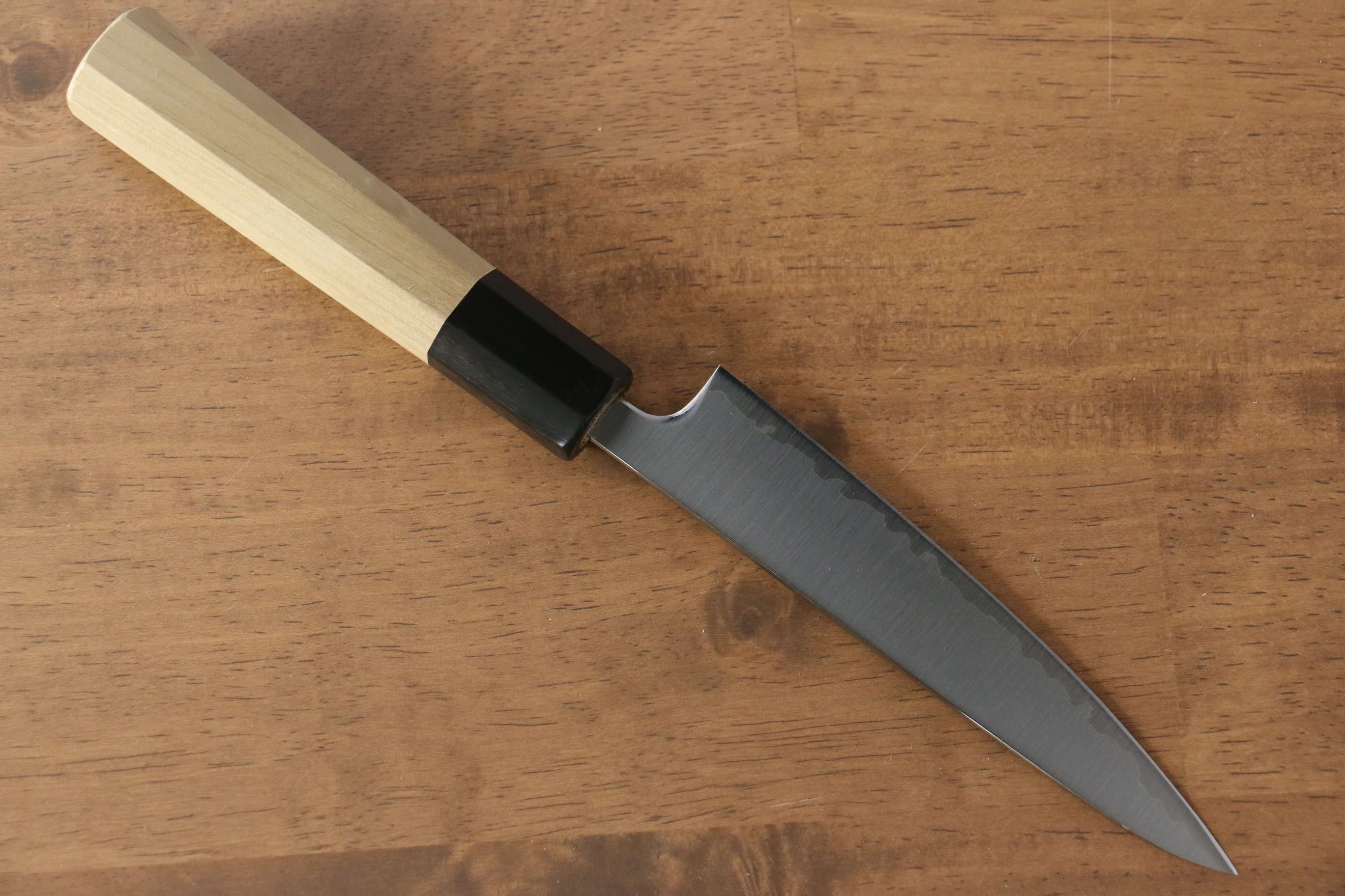 Jikko SG2 Petty Utility Knife 135mm - Japanese Stainless Steel Kitchen Knife with Magnolia Wood Handle - Perfect for Slicing, Peeling & Precision Cutting Fruits, Vegetables & Boneless Meat