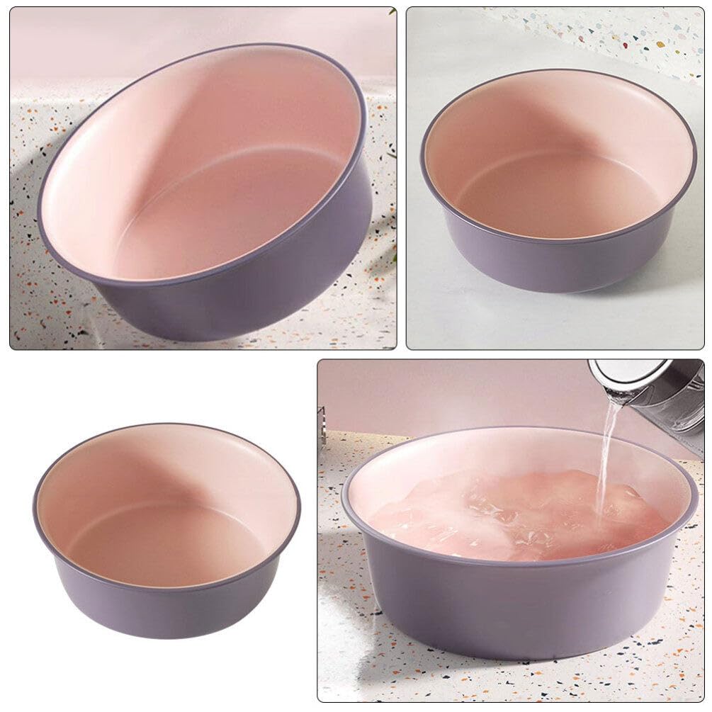 Round Plastic Dishpan - Portable Dish Wash Basin for Kitchen, Camping & Bathroom | Multi-Use Tub for Washing Dishes, Face Cleansing & Laundry