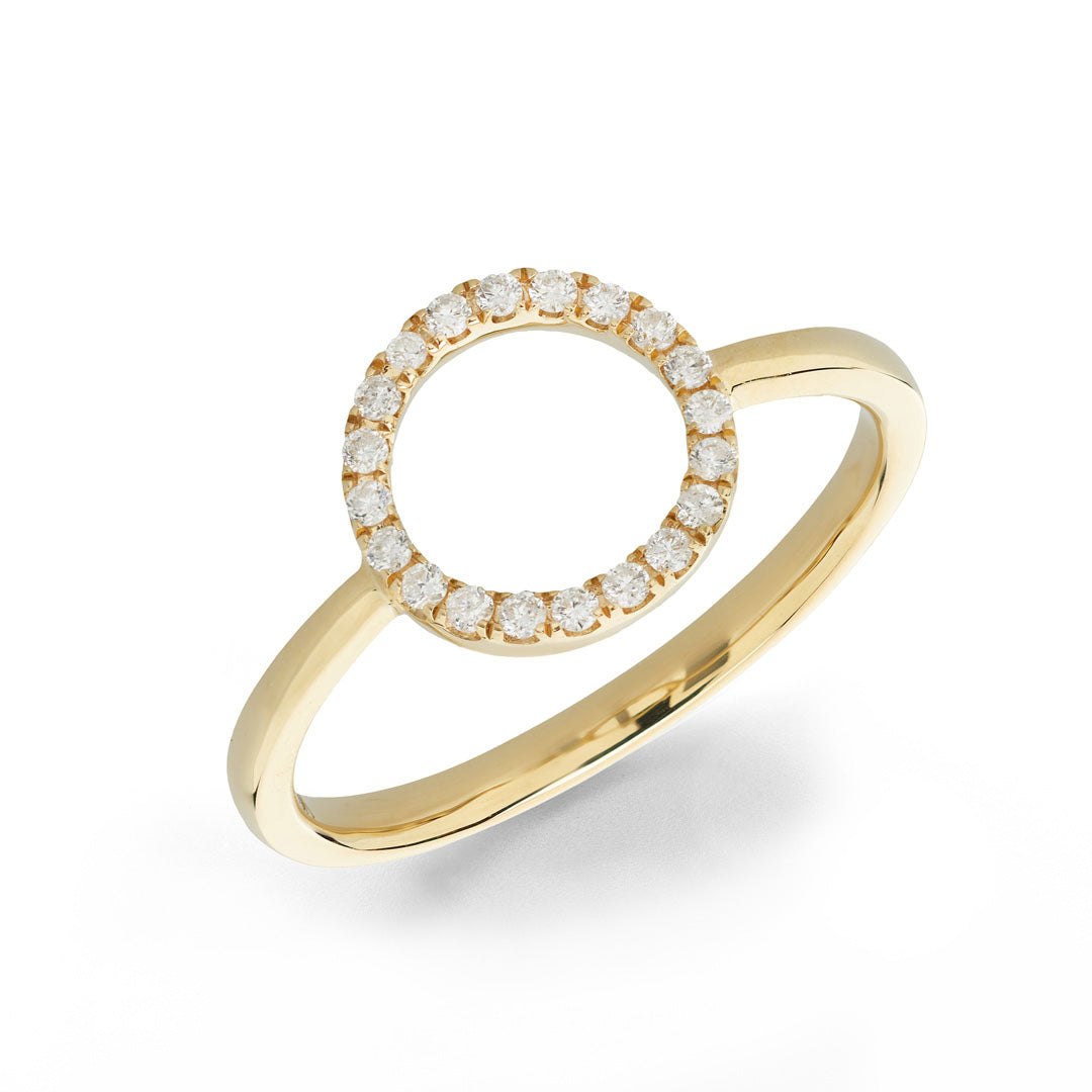 Circle of Life Diamond Ring - Elegant & Timeless Wedding Band for Women | Perfect for Engagement, Anniversary & Special Occasions