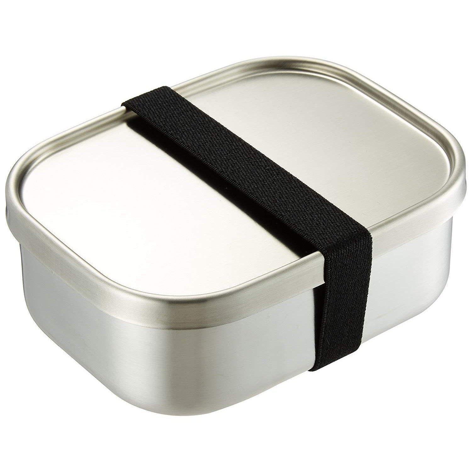 Aizawa Utile Stainless Steel Bento Lunch Box - Leakproof & Eco-Friendly Food Container for School, Office & Picnic - Perfect for Adults & Kids Meal Prep