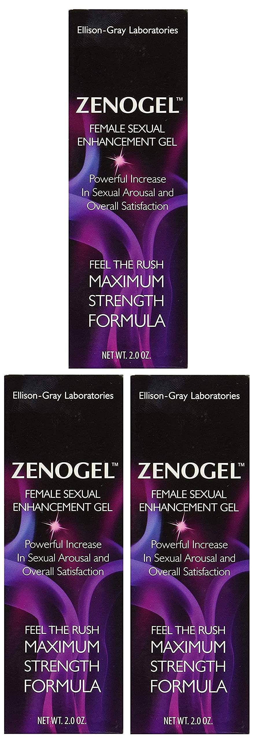 Zenogel 2.0oz Cooling Pain Relief Gel - Pack of 3 | Fast-Acting Muscle & Joint Pain Relief for Athletes, Arthritis & Back Pain | Perfect for Post-Workout Recovery & Daily Comfort