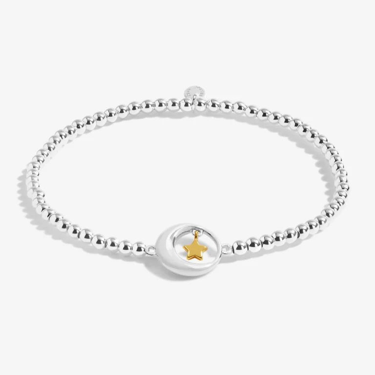 Joma Jewellery Bracelet for Kids - A Little Shoot for the Moon and Land Among the Stars | Inspirational Children's Jewelry Gift for Birthdays, Graduation & Special Occasions