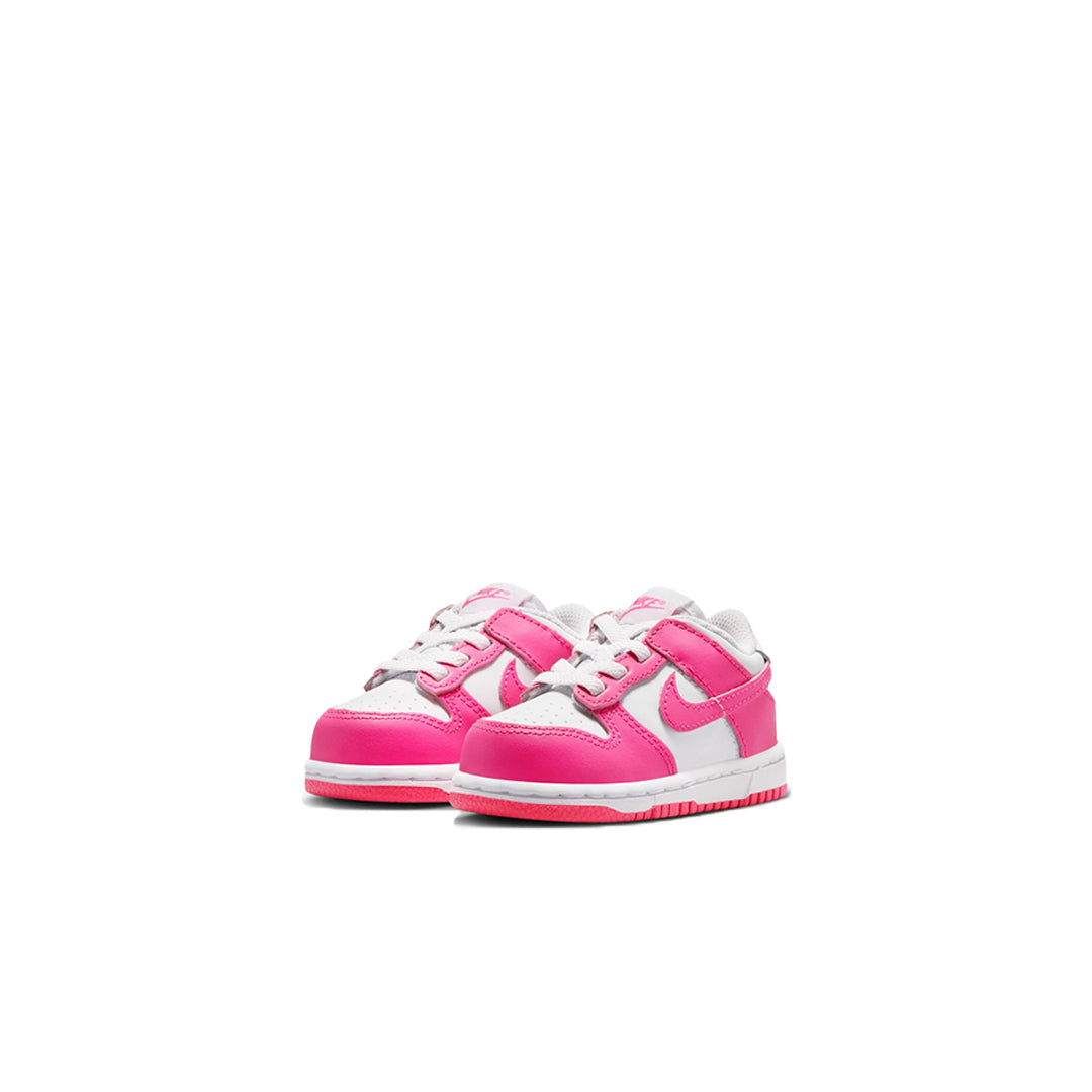 Nike Dunk Low TD Laser Fuchsia Kids' Sneakers - Stylish & Comfortable for School, Play & Everyday Wear
