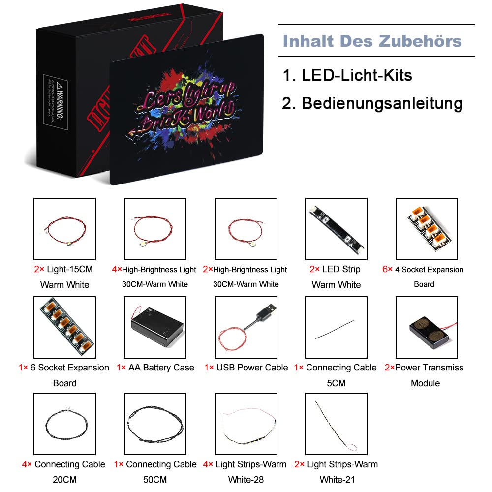 LED Lighting Kit for Lego 21330 Ideas Home Alone Set - Creative Interior Decoration Gift for Collectors (Lego Model Not Included) - Perfect for Holiday Displays, Themed Rooms & Lego Enthusiasts