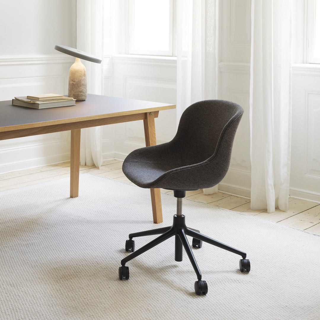 Ergonomic Office Chair with 5-Star Base & Gas Lift - Adjustable Upholstered Desk Chair for Home Office, Gaming & Workspace Comfort