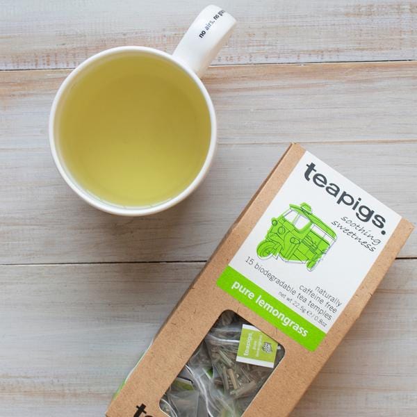 Teapigs Lemongrass Herbal Tea Bags | Natural Caffeine-Free Infusion | Perfect for Relaxation & Afternoon Tea