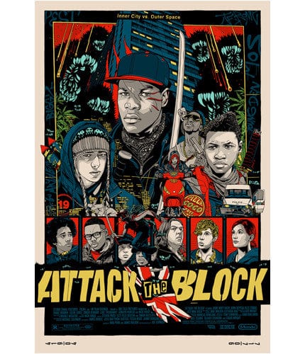 Attack the Block - Sci-Fi Action Movie DVD | Alien Invasion Thriller | Perfect for Movie Nights & Sci-Fi Fans