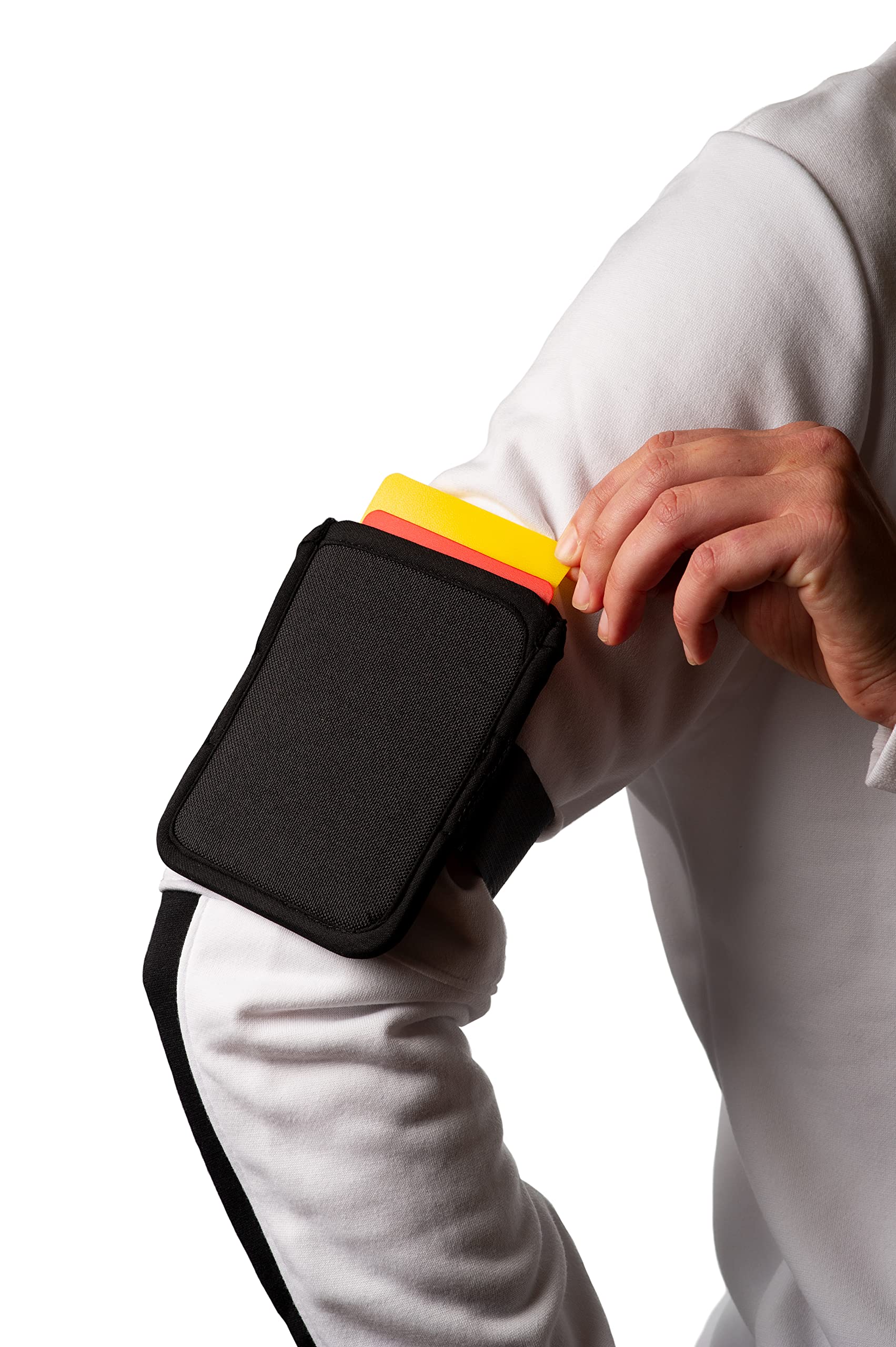 Tandem Sport Official’s Penalty Cards with Adjustable Arm Strap - Waterproof Soccer & Volleyball Referee Cards Set - Perfect for Coaches, Referees & Sports Enthusiasts - Ideal for Games, Training & Tournaments
