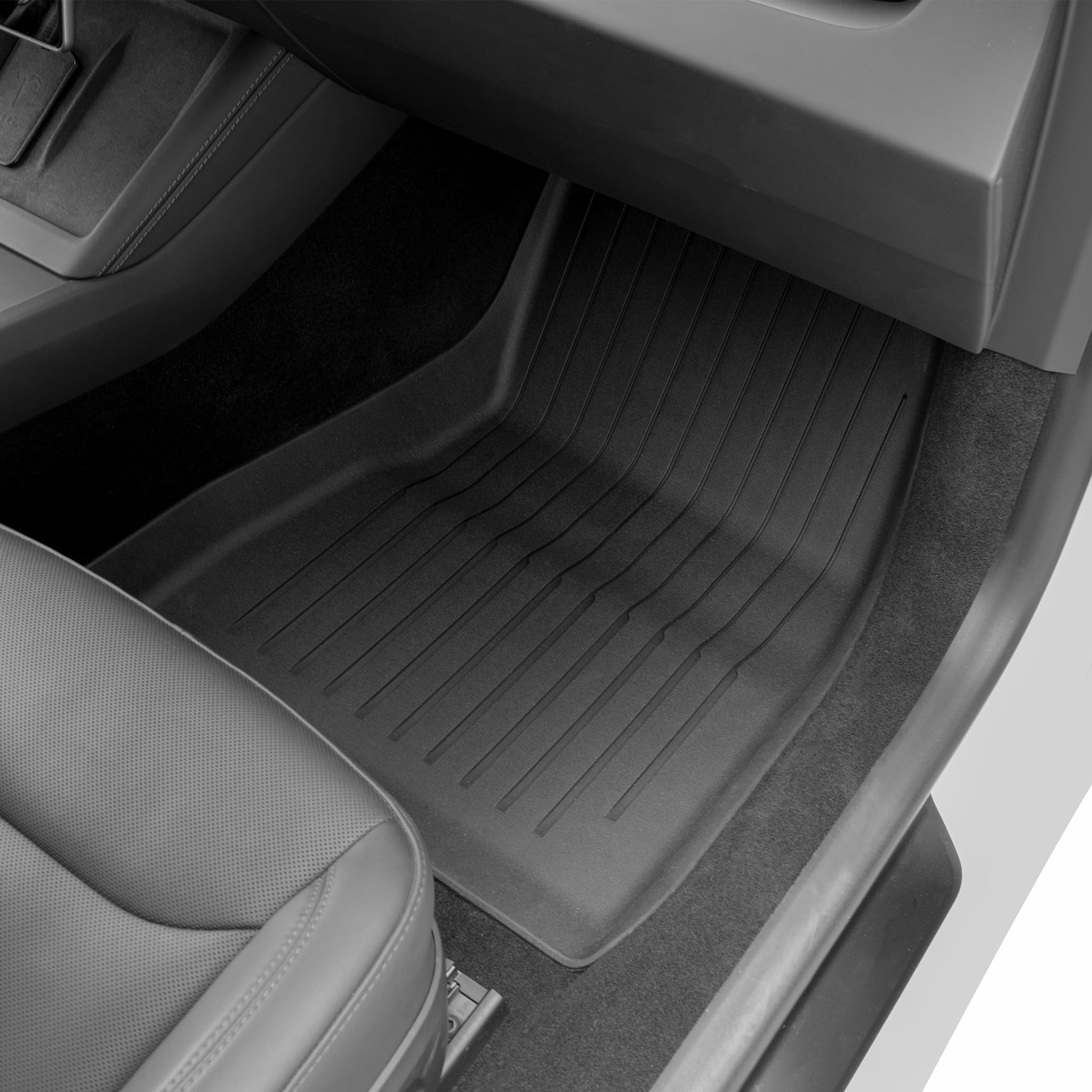Premium All-Weather Tesla Model 3 Floor Mats (2024-2025) - Custom Fit 6-Piece Set with Cargo Liner | Waterproof & Durable Interior Accessories for Pets, Kids & Highland Model | Perfect for Daily Commute, Road Trips & Family Adventures