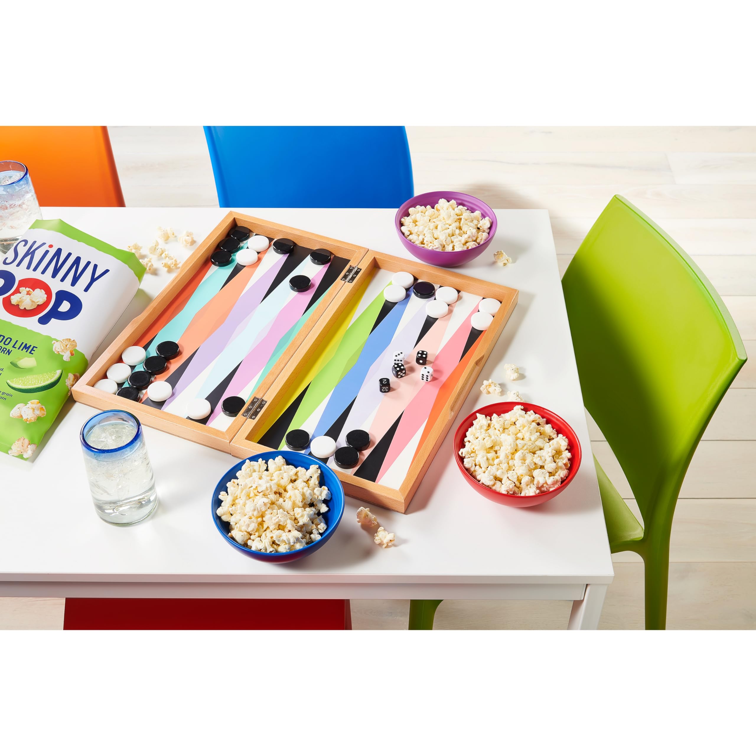 SkinnyPop Avocado Lime Popcorn - Gluten Free, Non-GMO Healthy Snack, 4.4oz Grocery Size Bag - Perfect for Movie Nights, Office Snacks & Keto Diet