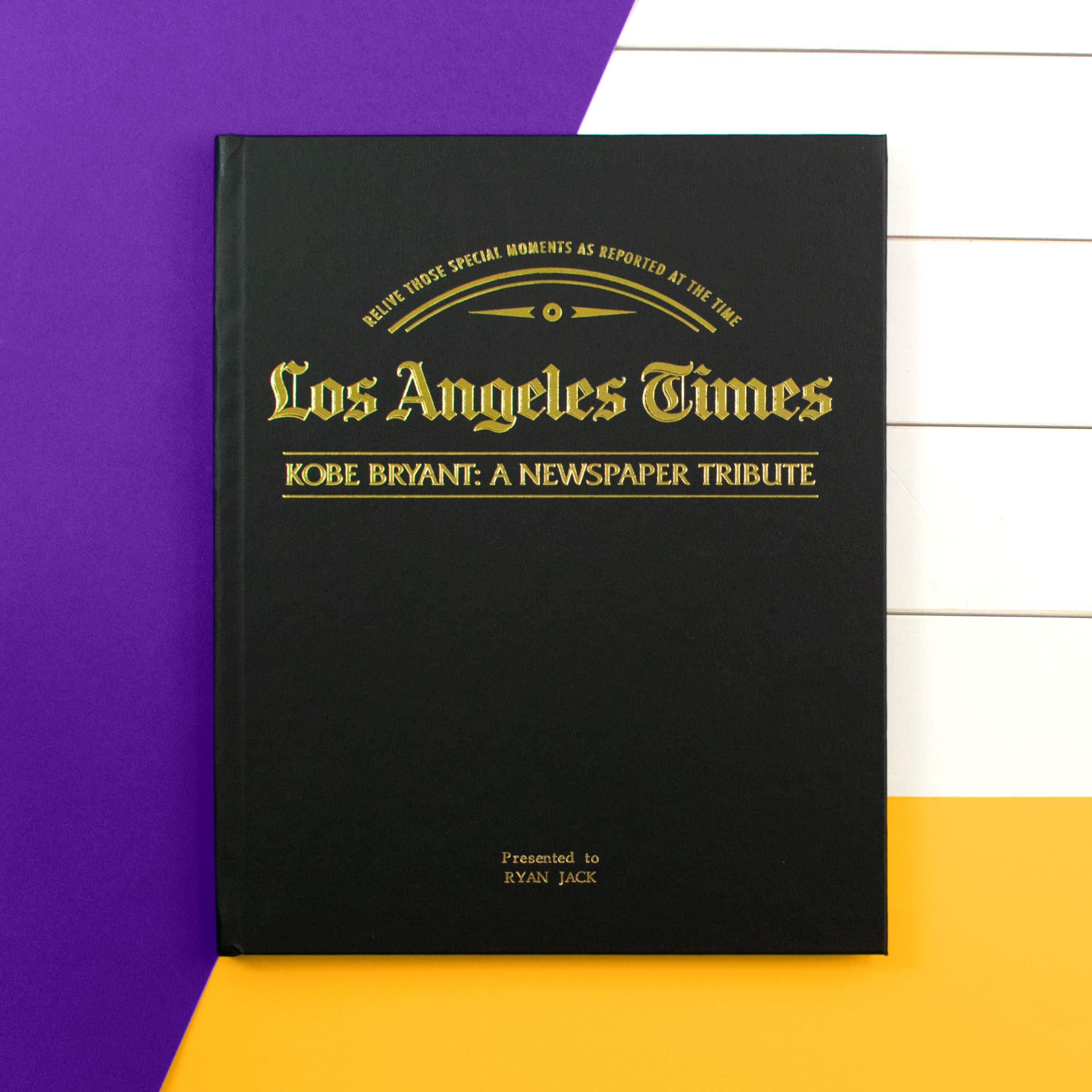 Personalized A3 Large Deluxe Hardcover NBA Basketball History Book - Gold Embossed Name - Signature Keepsake Gift for Basketball Fans - Perfect for Sports Memorabilia Collections & Anniversary Gifts