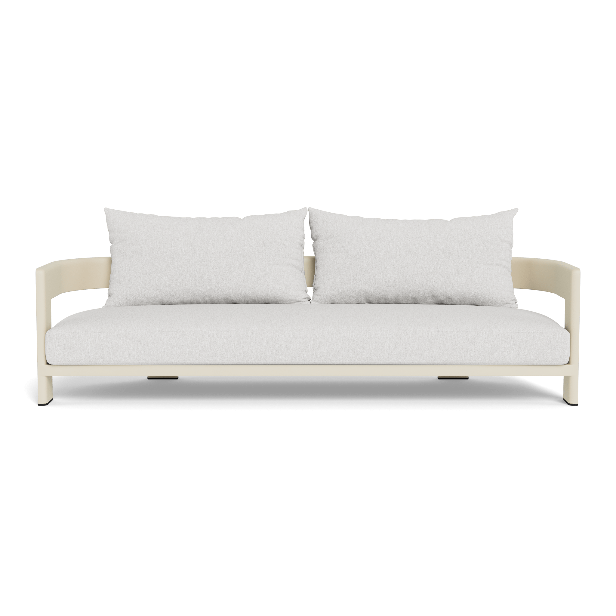 Victoria Aluminum 3-Seat Outdoor Patio Sofa Set - Modern Garden Furniture for Backyard, Poolside & Balcony Relaxation