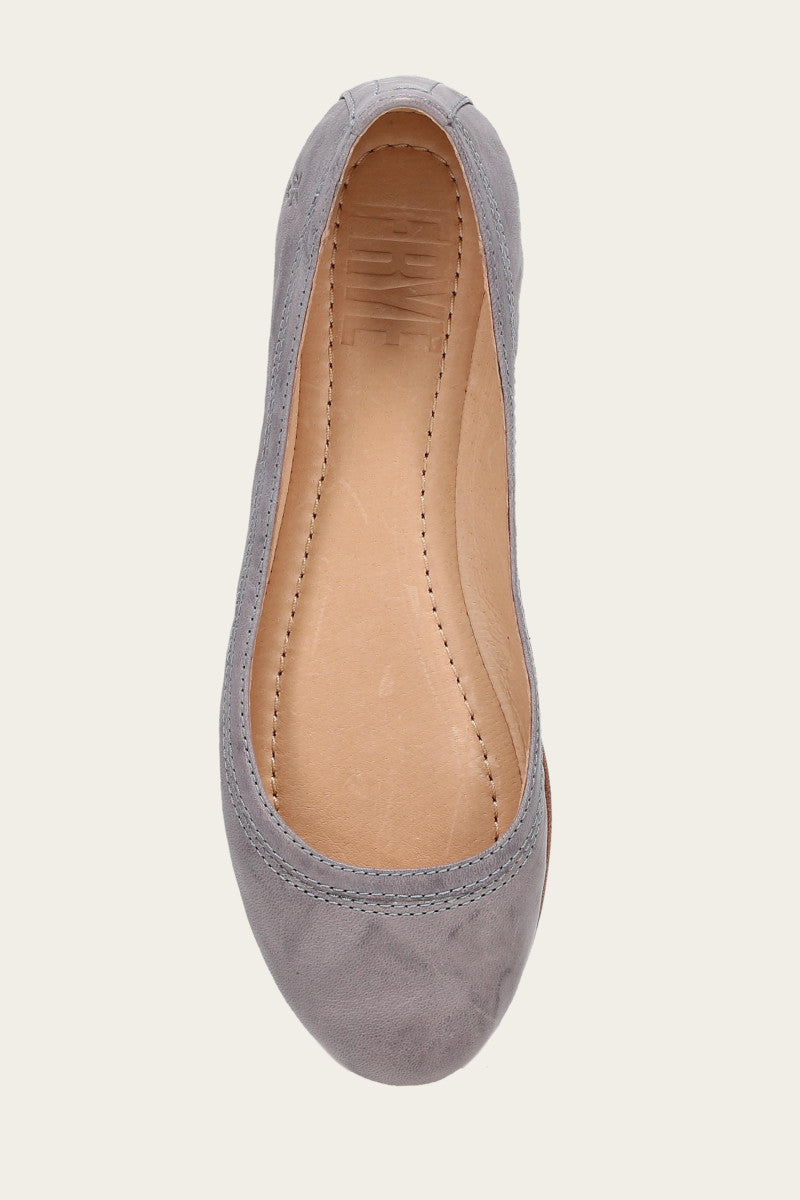 Carson Ballet Flat Shoes for Women - Steel Blue Comfortable & Stylish - Perfect for Work, Casual Wear & Dance