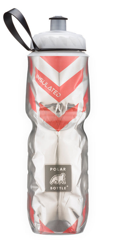 Polar Bottle Chervon 24oz (710mL) Insulated Water Bottle - Leak Proof, BPA Free, Durable Cycling & Sports Bottle for Hiking, Gym, Running & Outdoor Activities