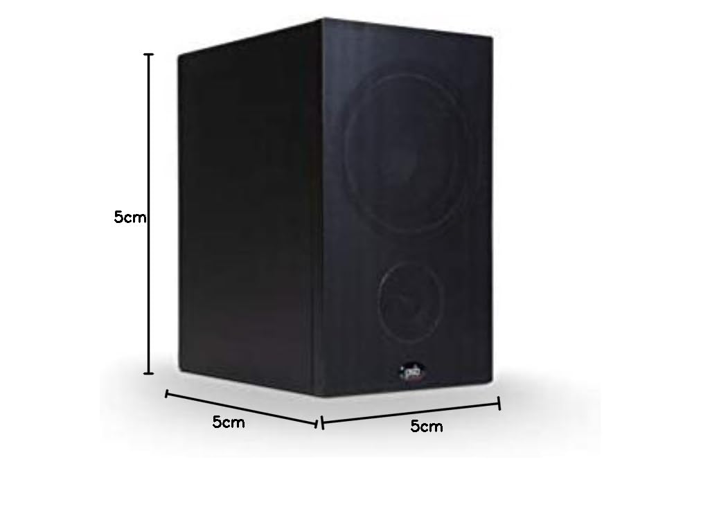 PSB Speakers Alpha P5 Passive Bookshelf Speakers - High-Fidelity Audio, Black Ash (Pair) - Perfect for Home Theater and Music Listening