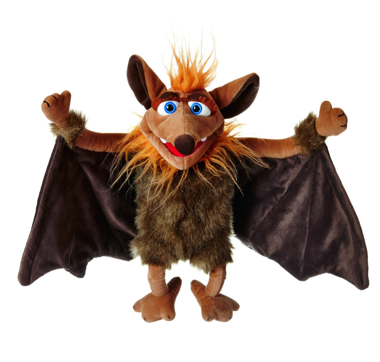 Fergie Large Bat Hand Puppet - 70 cm Wingspan - Code 243 - Perfect for Halloween Decorations, Kids Pretend Play & Themed Parties
