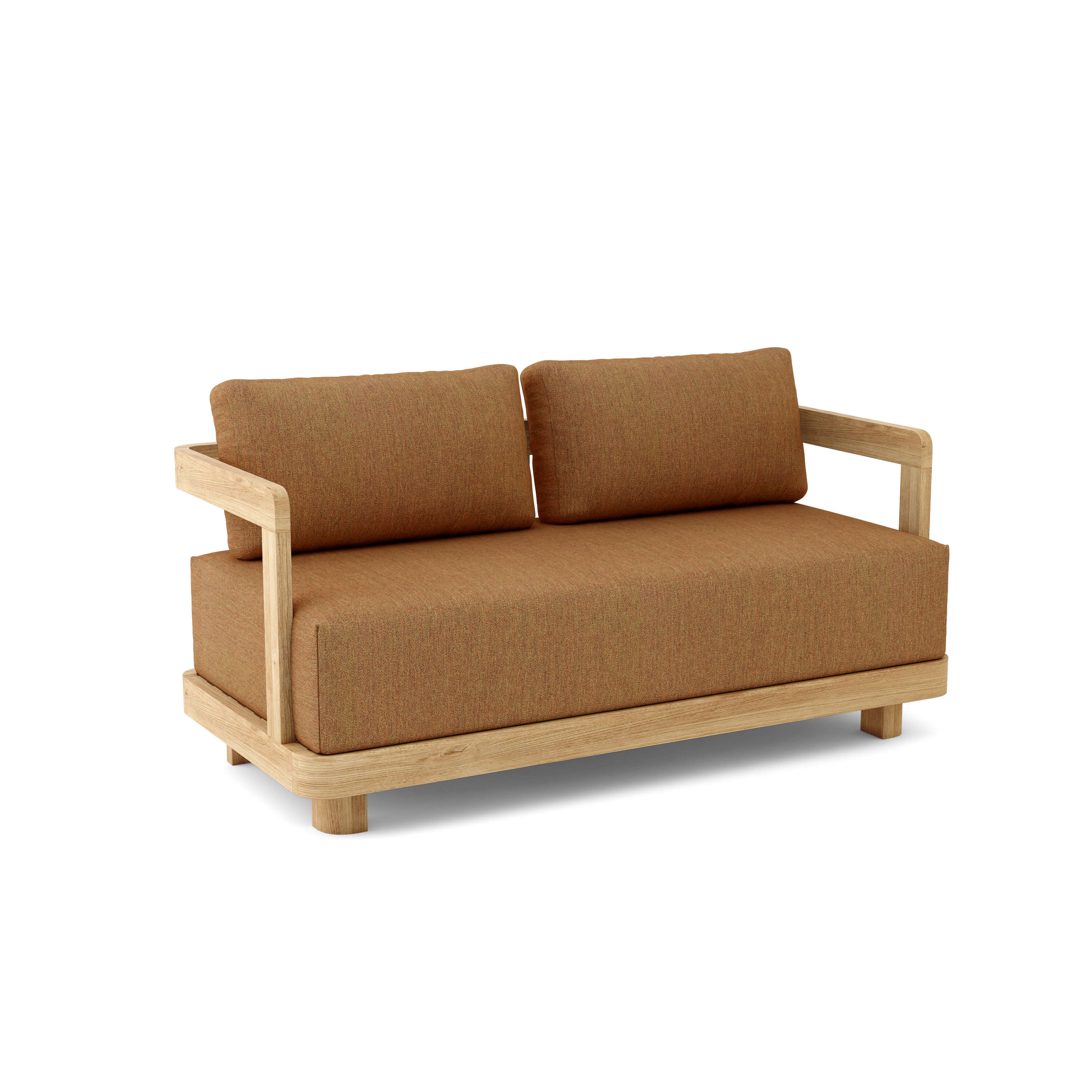 Granada Deep Seating Loveseat - Comfortable Outdoor Patio Sofa for Two, Weather-Resistant Cushioned Loveseat with Sturdy Frame - Perfect for Backyard, Garden, Poolside or Deck Relaxation
