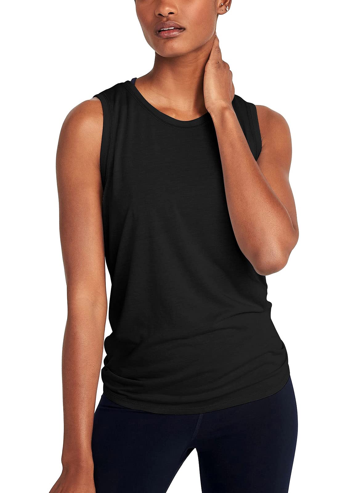 Women's Mippo Open Back Workout Tops - Breathable Yoga Shirts & Athletic Muscle Tank Tops for Running, Gym & Fitness | Perfect for Yoga, HIIT, Cardio & Summer Workouts